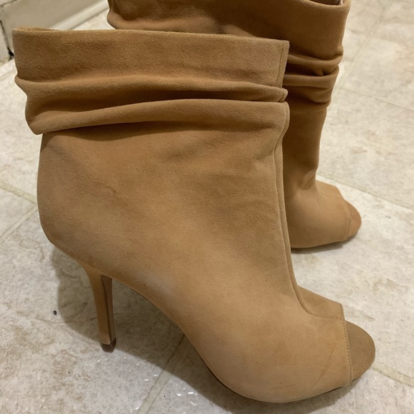 Aldo tan suede heel booties - Picture 3 of 4